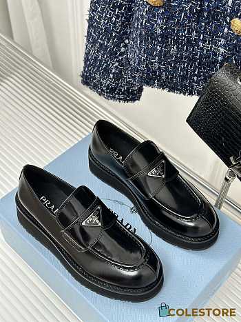 Colestore Prada Patent Leather Loafers Black 