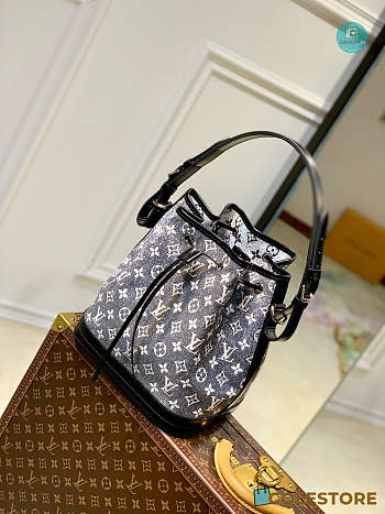 Colestore Louis Vuitton Petit NoéNoe Monogram Casual Style Denim 25.0 x 28.5 x 20.0 cm