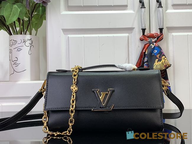 Colestore Louis Vuitton Wallet Chain Capucines Black 12x4x23cm - 1