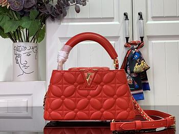Colestore Louis Vuitton Capucines East-West Red 33x19x9cm