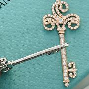 Colestore Tiffany & Co. Key Necklace Rose Gold And Silver  - 4