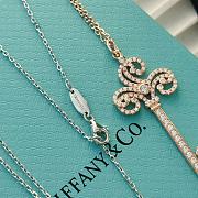 Colestore Tiffany & Co. Key Necklace Rose Gold And Silver  - 2