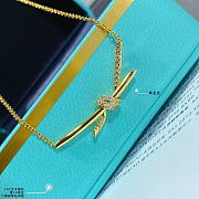 Colestore Tiffany Knot Pendant in Gold with Diamonds - 6