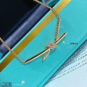 Colestore Tiffany Knot Pendant in Gold with Diamonds - 4