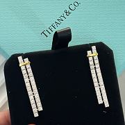 Colestore Tiffany Edge Drop Earrings Silver  - 3