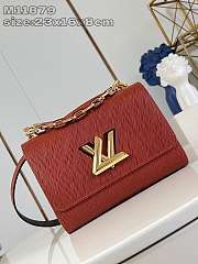 Colestore Louis Vuitton Twist MM Epi Bag Black/Red 14x10.2x8.5CM - 3