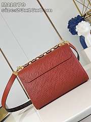 Colestore Louis Vuitton Twist MM Epi Bag Black/Red 14x10.2x8.5CM - 5