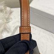  Colestore Celine Triomphe Shoulder Bag In Triomphe Canvas And Calfskintan Brown - 4