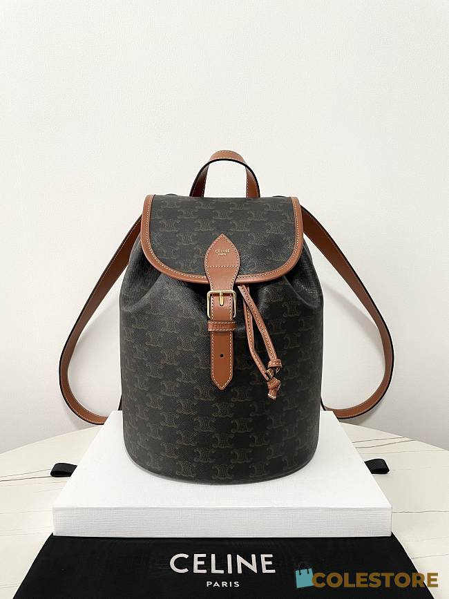 Colestore Celine Mini Folco Backpack Rucksack 25x32.5x16CM - 1