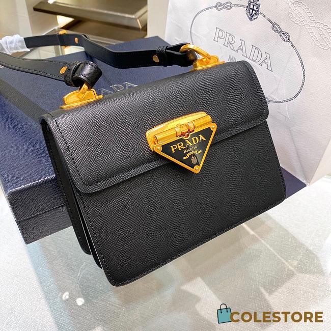 Colestore Prada Symbol Saffiano Leather Bag 20x7x14CM - 1