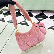 Colestore Prada Shearling Mini Shoulder Bag 22x18x6CM - 1