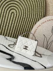 Colestore Chanel 2022cc Enamel Handle Chain Small Bag - 1