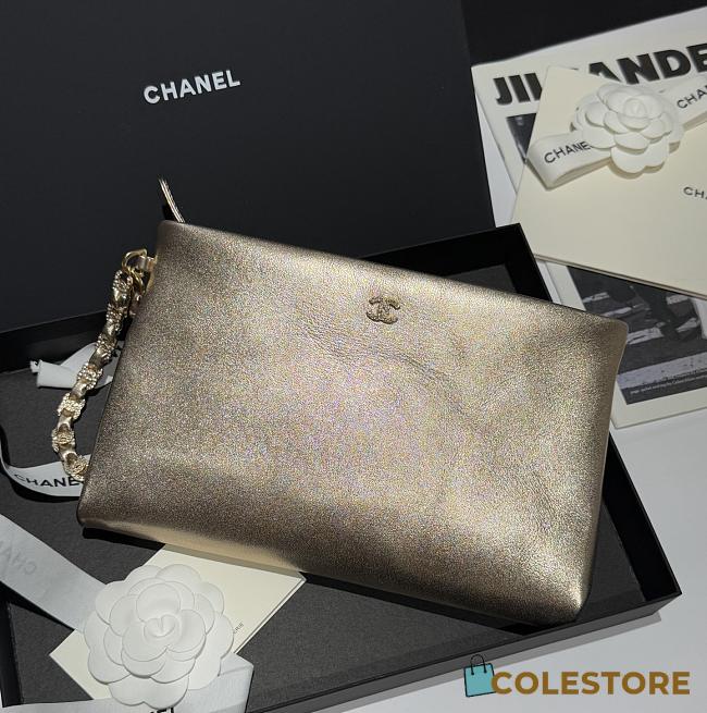 Colestore Chanel 24K Series Pouch Metallic Lambskin & Strass - 1