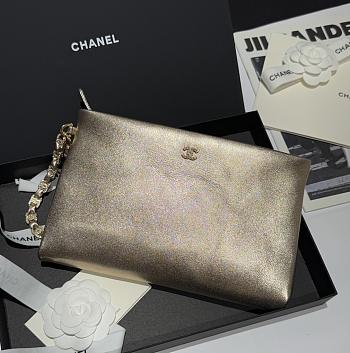 Colestore Chanel 24K Series Pouch Metallic Lambskin & Strass