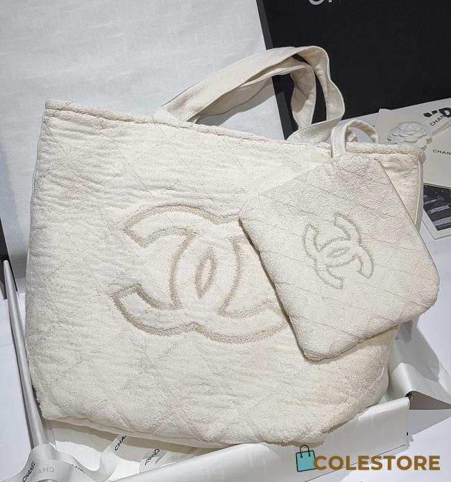 Colestore Chanel 2022 CC Terry Beach Tote Set - 1