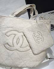 Colestore Chanel 2022 CC Terry Beach Tote Set - 4