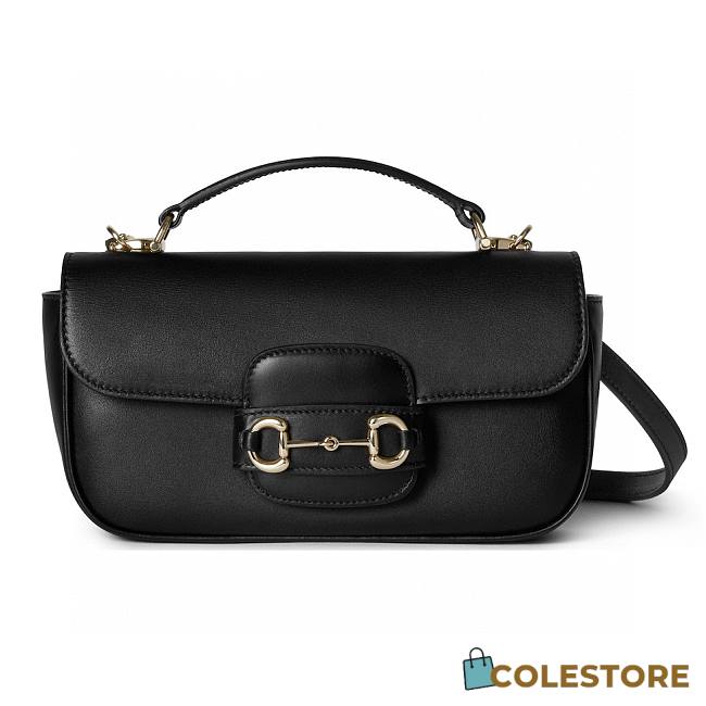 Colestore Gucci Horsebit 1955 Soft Small Top Handle Bag 22.5x12.5x5.5CM - 1
