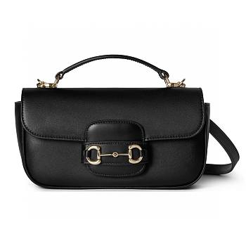 Colestore Gucci Horsebit 1955 Soft Small Top Handle Bag 22.5x12.5x5.5CM