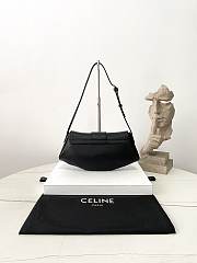 Colesore Celine Teen Polly In Supple Grained Calfskin Black 29.5×14.5×3CM - 4