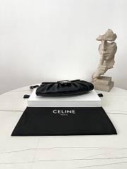 Colesore Celine Teen Polly In Supple Grained Calfskin Black 29.5×14.5×3CM - 5