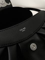 Colesore Celine Teen Polly In Supple Grained Calfskin Black 29.5×14.5×3CM - 6