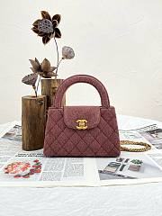 Colestore Chanel Kelly Bag in Washed Denim 19x7x12CM - 1