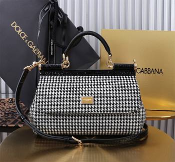 Colestore Dolce&Gabbana Elongated Sicily Handbag 25x17x9CM