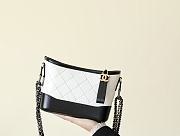 Colestore Chanel Gabrielle Hobo Bag Black And White 20CM - 1