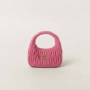 Colestore Miu Miu Wander Matelasse Nappa Leather Hobo Bag 20x17x6CM - 1