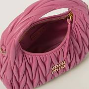 Colestore Miu Miu Wander Matelasse Nappa Leather Hobo Bag 20x17x6CM - 4