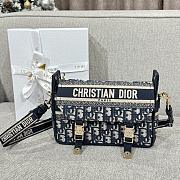 Colestore Dior Small Diorcamp Bag Blue D Oblique 23x15x8CM - 1