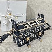 Colestore Dior Small Diorcamp Bag Blue D Oblique 23x15x8CM - 5