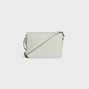 Colestore Celine Teen Triomphe Bag In Shiny Calfskin 22.5x16.5x7.5CM - 5