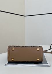Colestore Fendi Mini Sunshine Shopper Brown 17.5x6x16.5CM - 4