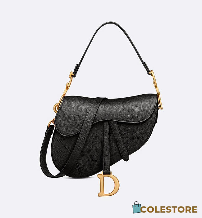 Colestore Dior Saddle Bag With Strap 'Sand Colored' Size 25CM - 1