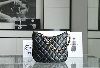Colestore Chanel Hobo Calfskin Leather 26x30x7CM