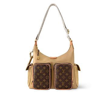 Colestore Louis Vuitton Hobo Cargo Beige Monogram Autres Cuirs 27x19.7x34.5cm