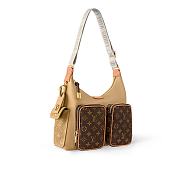 Colestore Louis Vuitton Hobo Cargo Beige Monogram Autres Cuirs 27x19.7x34.5cm - 2