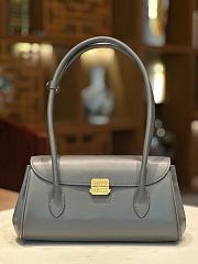 Colestore Miu Miu Clay Grey Leather Shoulder Bag 28x11x15CM - 1