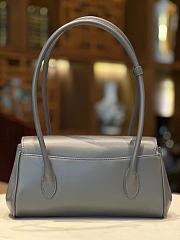 Colestore Miu Miu Clay Grey Leather Shoulder Bag 28x11x15CM - 6