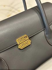Colestore Miu Miu Clay Grey Leather Shoulder Bag 28x11x15CM - 2