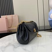 Colestore Miu Miu Handbag With Chain Black 24x13.5x9CM - 6
