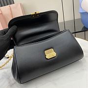 Colestore Miu Miu Handbag With Chain Black 24x13.5x9CM - 5