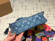Colestore Louis Vuitton Classic Denim Hobo Underarm Bag 22x12CM - 6