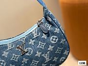 Colestore Louis Vuitton Classic Denim Hobo Underarm Bag 22x12CM - 2