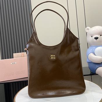Colestore Miu Miu Palisander Ivy Naplak Patent Leather Bag 35x40CM