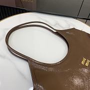 Colestore Miu Miu Palisander Ivy Naplak Patent Leather Bag 35x40CM - 5