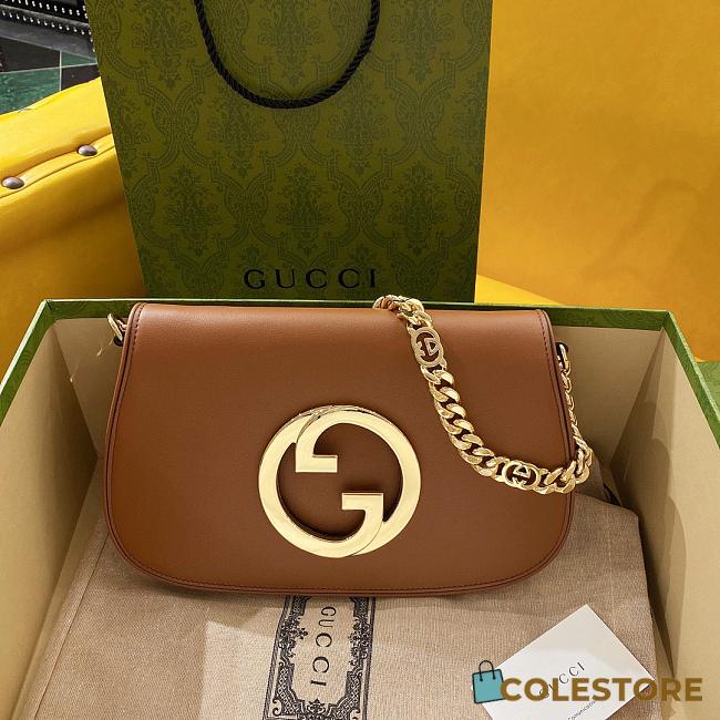 Colestore Gucci Blondie Shoulder Bag ‘Cuir’ 28x16x4cm  - 1