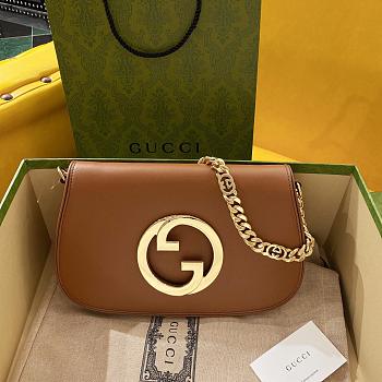 Colestore Gucci Blondie Shoulder Bag ‘Cuir’ 28x16x4cm 
