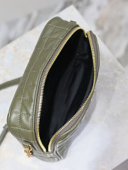 Colestore YSL Saint Laurent Cassandre Crossbody Green 19.5x14x4CM - 2